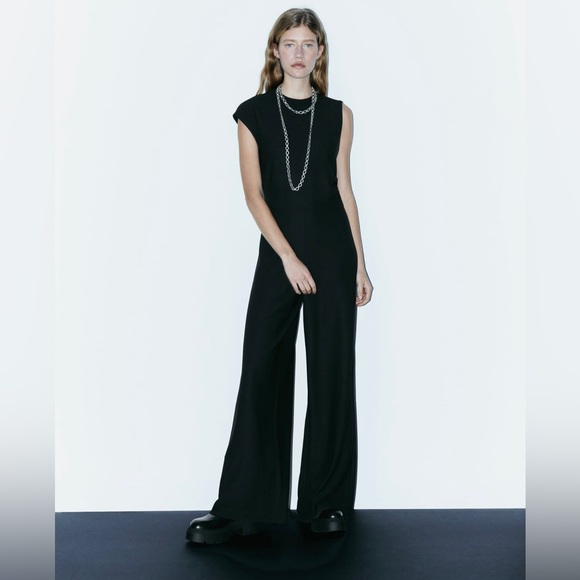 ZARA WOMAN NWT FW23 ZW COLLECTION SILHOUETTE PRINT DRESS  8715/062 - Picture 1 of 3